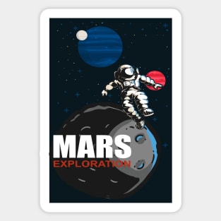 Mars exploration Sticker